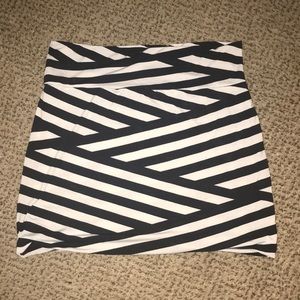 Black and White Skirt